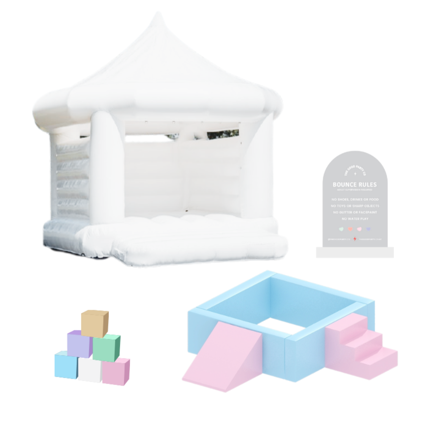 Junior Bounce + Play Set - Macaron