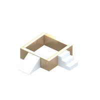 Load image into Gallery viewer, Square Ball Pit (Medium) Rudie Nudie