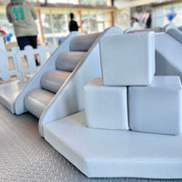 Load image into Gallery viewer, Add on: Stacking Blocks Dove Grey & White