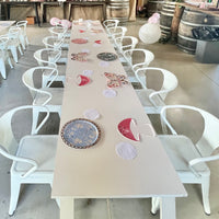 Load image into Gallery viewer, Add on: Luxe Kids Table and Chairs for 12 - White Table Tops