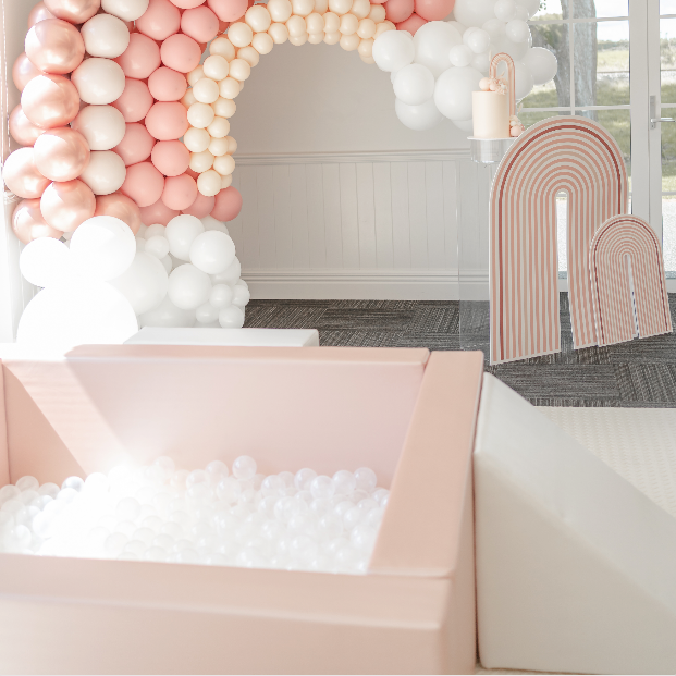 Junior Bounce + Play Set - Rosé Candy Pink