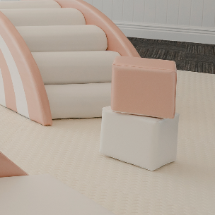 Junior Bounce + Play Set - Rosé Candy Pink