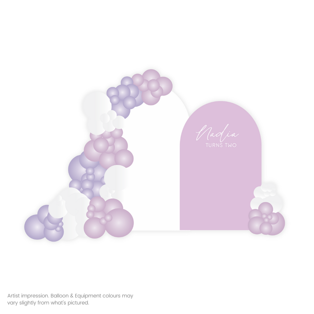Duo Backdrop Package - Lilac