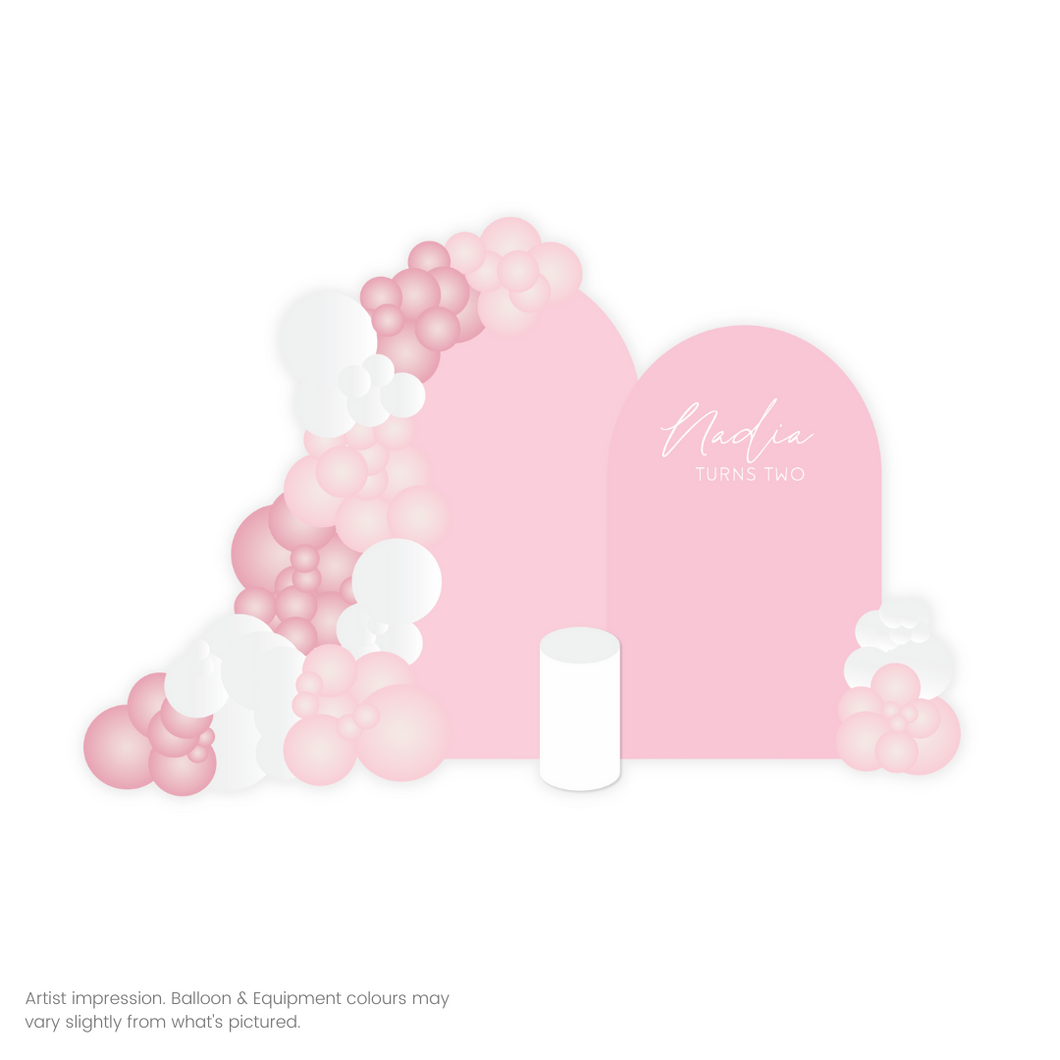 Duo Backdrop Package - Pink