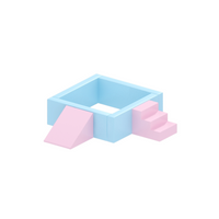 Load image into Gallery viewer, Square Ball Pit (Medium) Macaron
