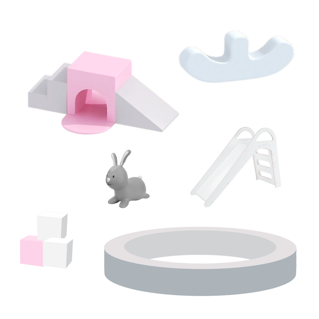 Explorer Playtime Package - Pink, Grey & White