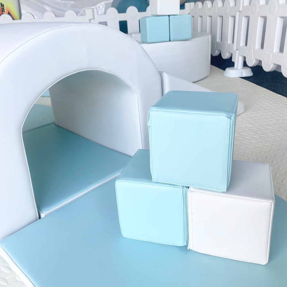 Add on: Stacking Blocks Blue & White