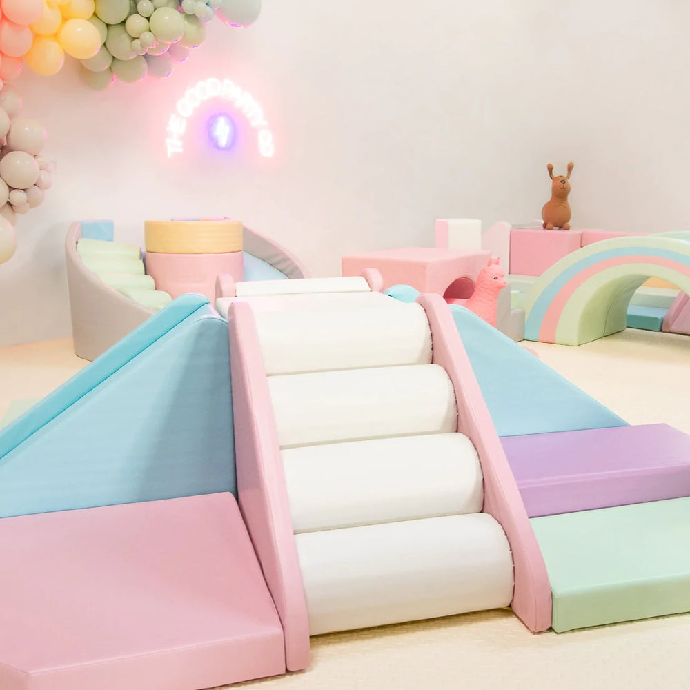 Double Slide Climber - Macaron