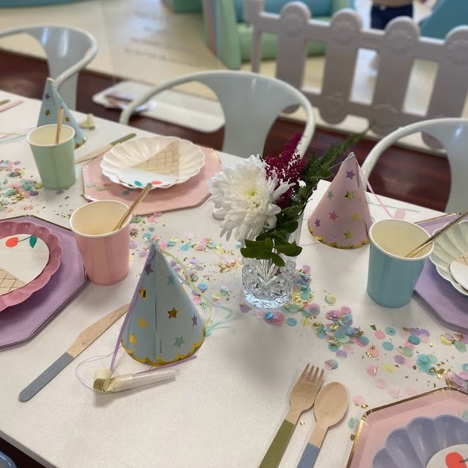 Add on: Luxe Kids Table and Chairs for 12 - White Table Tops