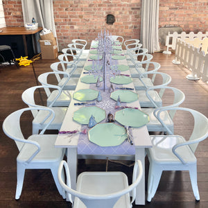 Add on: Luxe Kids Table and Chairs for 12 - White Table Tops