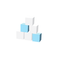 Load image into Gallery viewer, Add on: Stacking Blocks Blue &amp; White
