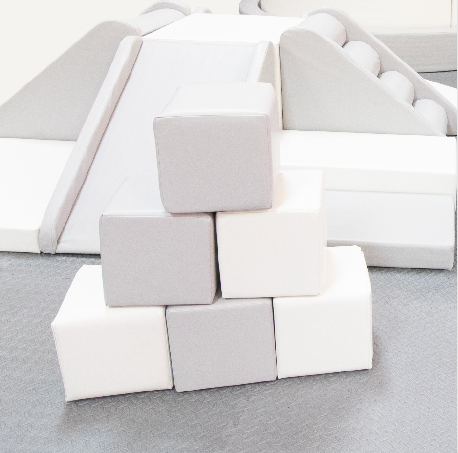 Add on: Stacking Blocks Dove Grey & White