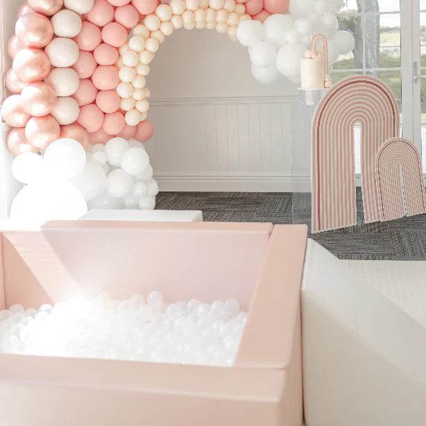 Square Ball Pit (Medium) Rose Candy Pink